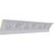 Ekena Millwork 3 1/8"H x 2 1/8"P x 3 3/4"F x 94 1/2"L Floral Crown Moulding MLD03X02X03FL - alternate 3